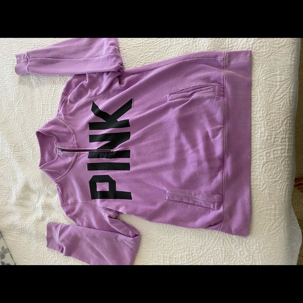VS PINK quarter zip-up